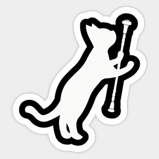 White cat Sticker